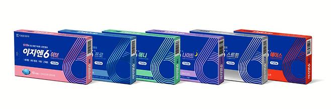 이지엔6 전 라인업. 사진=대웅제약