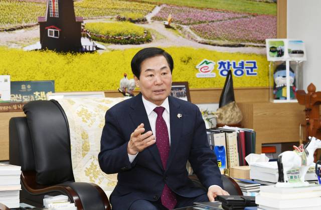 ▲성낙인 창녕군수.ⓒ창녕군