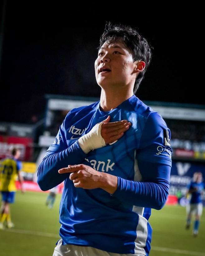 벨기에 프로축구 헹크 오현규. 사진=헹크 SNS