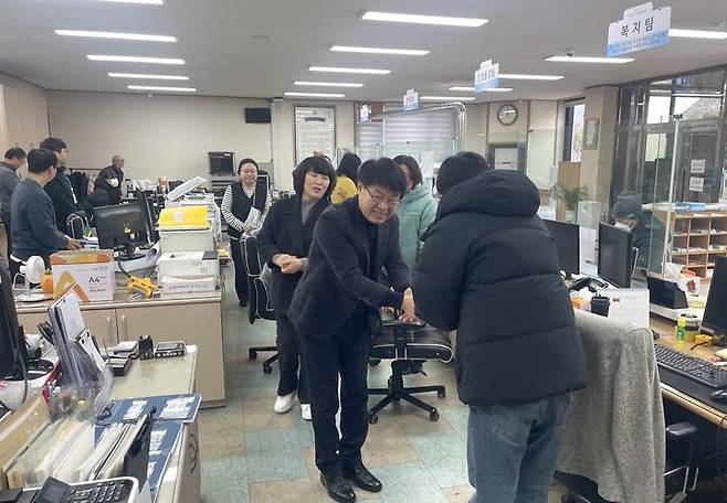 임성원 평창부군수 읍면 순방. *재판매 및 DB 금지