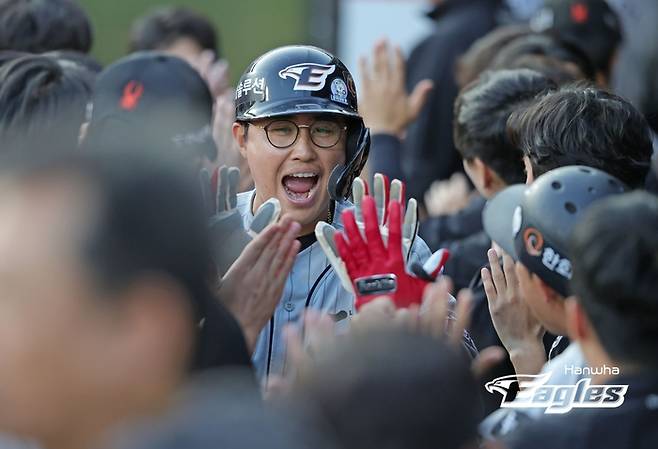 2025년에도 한화의 주장을 맡은 채은성. 한화 이글스 제공