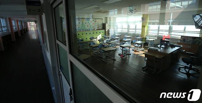 한 초등학교 교실. /뉴스1 ⓒ News1 김기태 기자