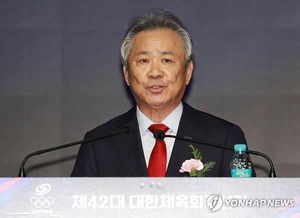 이기흥 회장. ⓒ연합뉴스
