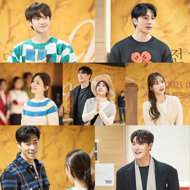 뮤지컬 ‘베르테르’ 연습 현장 공개 양요섭, 김민석, 전미도, 이지혜, 류인아, 박재윤, 임정모 (제공: CJ ENM)