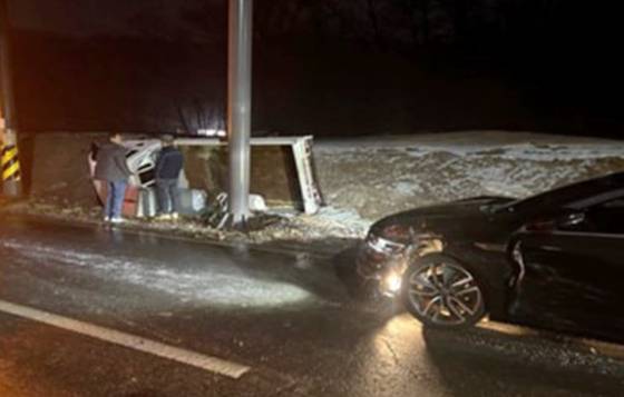 안산시 상록구 양상동 다중추돌사고. 사진 경기도소방재난본부