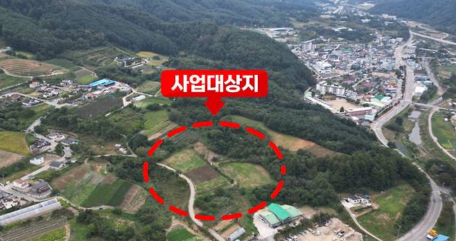 강원 인제군 민군상생형 공공임대주택 부지. 국토교통부 제공