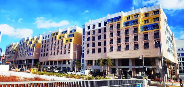 지난 2일 찾은 세종시 6-3 생활권 행복주택 공사 현장. 4동 416가구 규모의 이 아파트는 공장에서 사전제작한 모듈러를 현장에서 결합하는 ‘모듈러 공법’을 활용해 지어졌다. 한국토지주택공사 제공