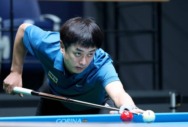 14일 경기도 고양시 '고양 킨텍스 PBA 스타디움'에서 열린 '2024-2025 드림투어 7차전'에서 우승을 차지한 오정수. 사진┃PBA