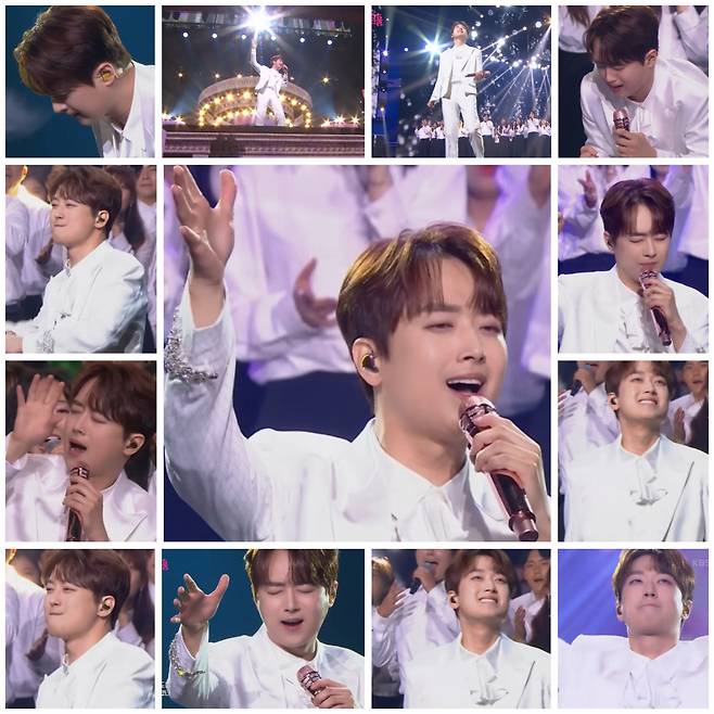 이찬원이 전하는 희망과 용기..'날개' 무대 영상 100만뷰