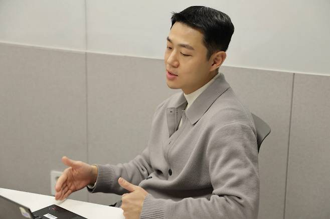 신서진 한국신용데이터(KCD) 상무가 16일 서울 강남구 KCD 본사에서 제4의 인터넷전문은행 비전에 대해 이데일리와 인터뷰하고 있다.(사진=KCD)