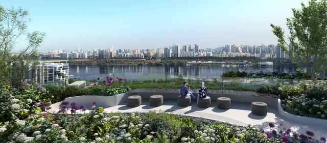 삼성물산은 한강 조망이 가능한 1652세대부터 조경·커뮤니티·상업 시설에 이르기까지 단지 전체가 한강을 품은 설계를 적용해 한남4구역을 한강변 대표 랜드마크로 조성한다고 16일 밝혔다. /삼성물산