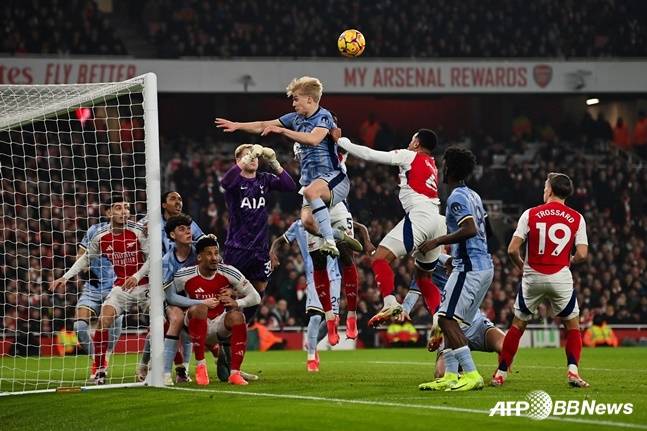 토트넘-아스널 경기 장면. /AFPBBNews=뉴스1