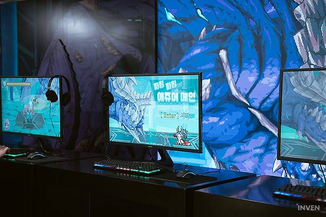 ▲ 2층에 마련된 체험 이벤트