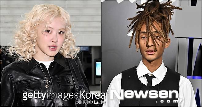 사진=왼쪽부터 로제, 제이든 스미스/뉴스엔DB, 게티이미지코리아 제공