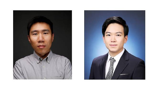 케빈 첸 미국 매사추세츠공대(MIT) 전기공학컴퓨터과학과(EECS) 교수(왼쪽) 연구진은 16일(현지 시각) 꿀벌처럼 날개를 펄럭이며 1000초 이상 공중을 나는 1g미만의 소형 곤충 로봇을 개발했다고 밝혔다.  이번 연구에는 한국 출신의 김수한 연구원이 제1 저자로 참여해 눈길을 끈다.