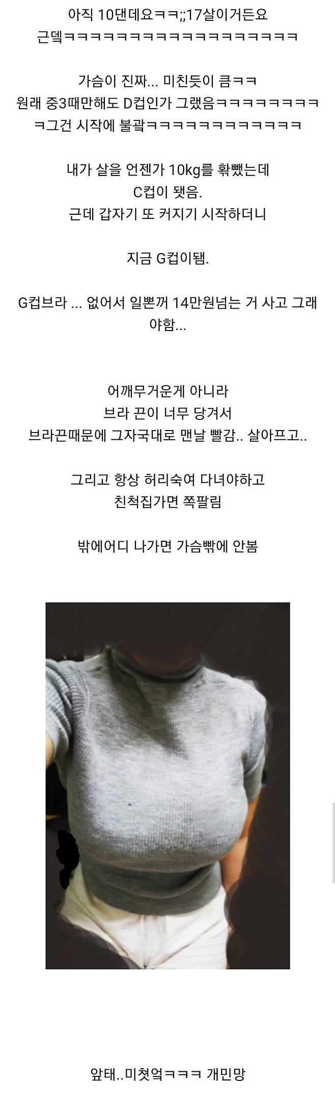 IMG_5120.jpeg 큰 가슴때문에 14만원 브라입는 여고생.jpg