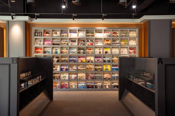 경북 포항시 북구 흥해읍 포은흥해도서관 2층에 마련된 음악자료실 모습. 사진 포항시