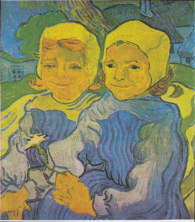 빈센트 반 고흐, 두 어린이, 1890, 캔버스에 유채, 51.5x46.5cm, 개인소장