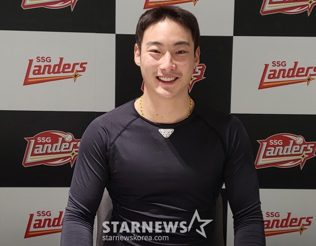 SSG 최지훈. /사진=안호근 기자