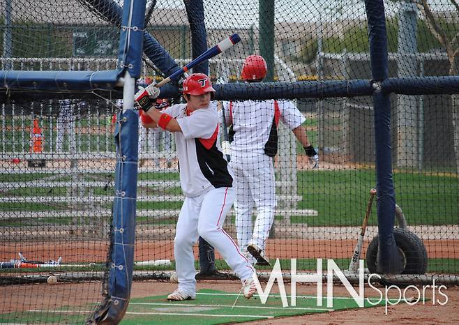 (과거 애리조나에서 스프링캠프를 치뤘던 KIA 내야수 김선빈)