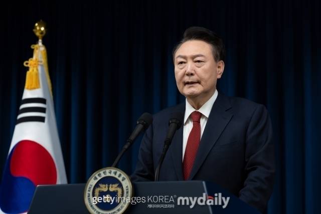 내란혐의로 구속된 윤석열 대통령./게티이미지코리아