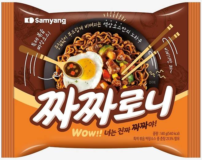 현재 짜짜로니 디자인. (사진=삼양식품 제공) *재판매 및 DB 금지