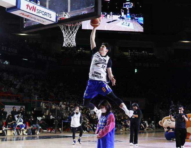 삼성 조준희의 화려한 덩크. 연합뉴스