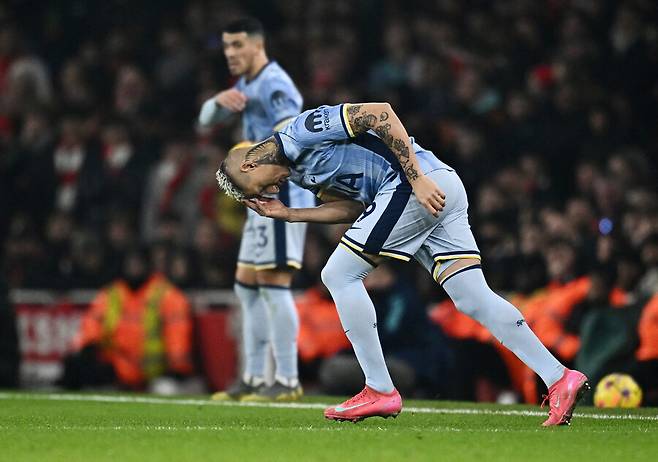 ▲ 토트넘 홋스퍼의 히샤를리송이 사우디아라비아 리그로의 이적을 추진하는 것으로 알려졌다. ⓒ연합뉴스/EPA/REUTERS