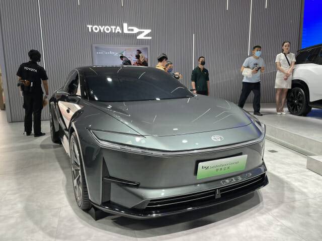 토요타 순수전기 bZ 컨센트카