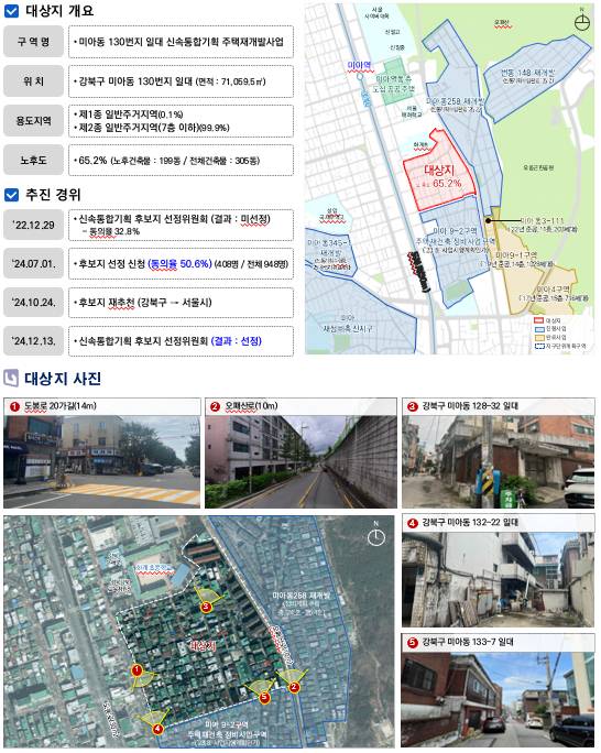 미아동 130번지 일대 사업개요/사진=서울시청