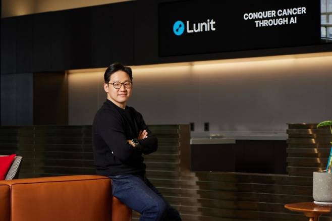 서범석 루닛 대표가 올해 세계경제포럼(WEF·다보스포럼)에 참석해 B2G(기업·정부 간 거래) 사업 확대 기반 마련에 나선다. 사진은 서 대표 모습. /사진=루닛