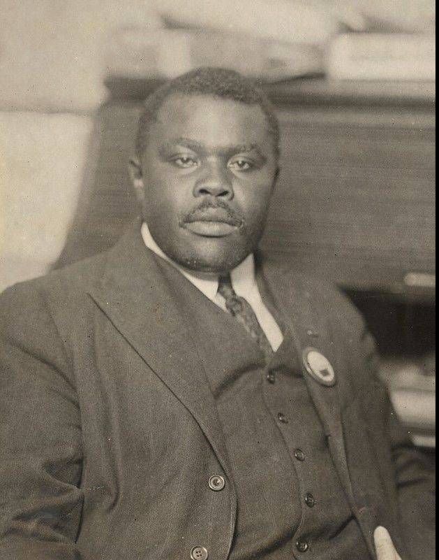 [서울=뉴시스] 말콤 엑스, 넬슨 만델라 등에 영감을 준 자메이카 출신의 전설적 흑인 인권 운동가 마커스 가비.(출처: 위키피디아) 2025.01.20. *재판매 및 DB 금지