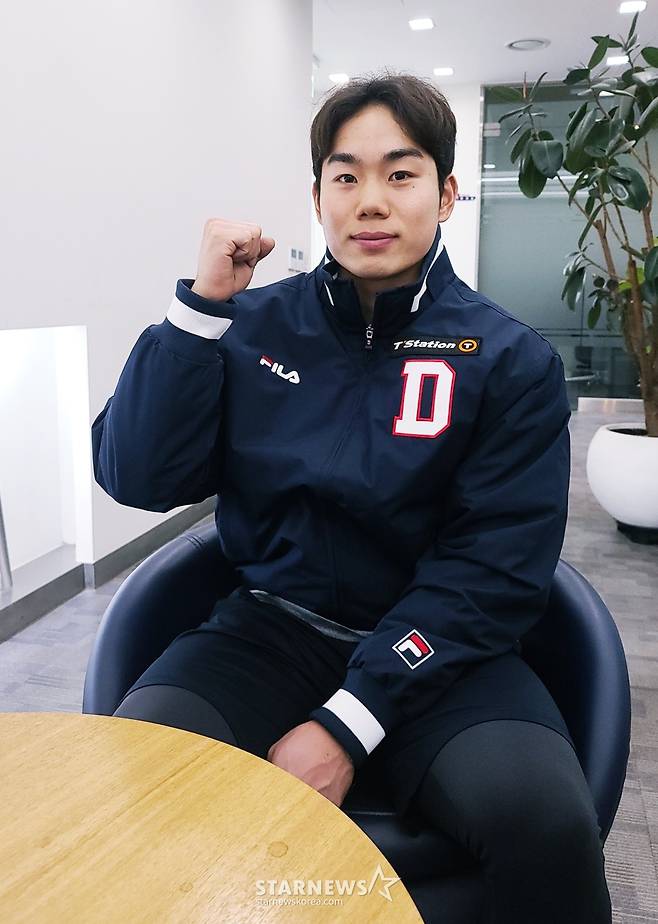 두산 베어스 내야수 오명진. /사진=김우종 기자