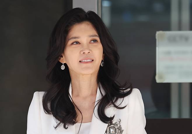 이부진 호텔신라 사장이 21일 오전 서울 중구 삼성전자 장충동사옥에서 열린 주주총회에 참석하고 있다. /뉴스1