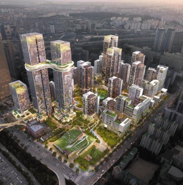 서울 여의도 시범아파트 조감도