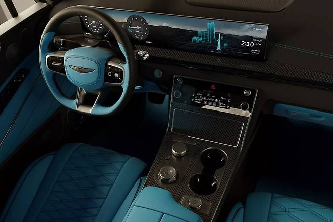 제네시스 GV80 쿠페 One of One 모델 실내