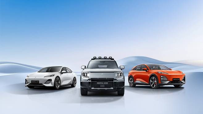 '중국 창안자동차의 전기차 브랜드 DEEPAL(디팔)' 사진=창안자동차 홈페이지 브랜드 소개 캡처