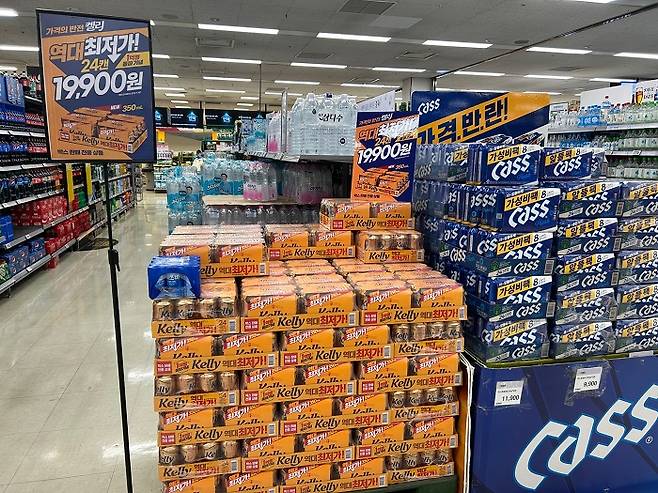 한 대형마트에서 할인 판매 중인 켈리/사진=김아름 기자 armijjang@