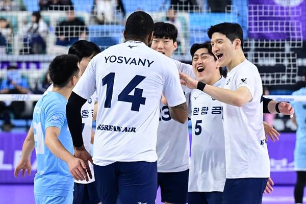 대한항공 선수단 / 사진=KOVO 제공