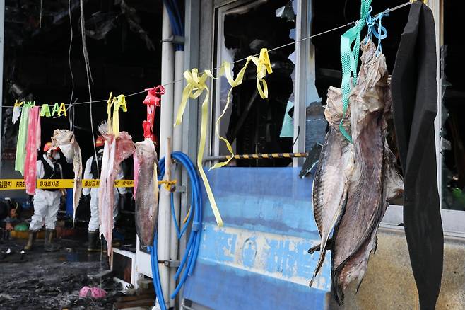 화마가 남긴 흔적 [촬영 나보배]