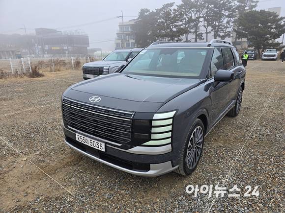 현대차 '디 올 뉴 팰리세이드' 정측면. [사진=김종성 기자]