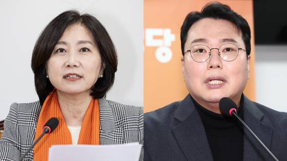 내홍이 극에 달한 개혁신당 허은아 당대표와 천하람 원내대표가 22일 오전 국회 다른 공간에서 각자 최고위원회의를 열었다. 뉴스1