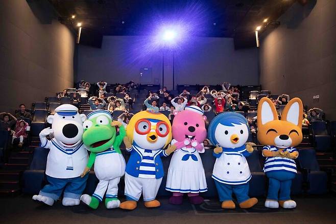 오콘 '뽀로로 극장판 '바닷속 대모험' 시사회 현장