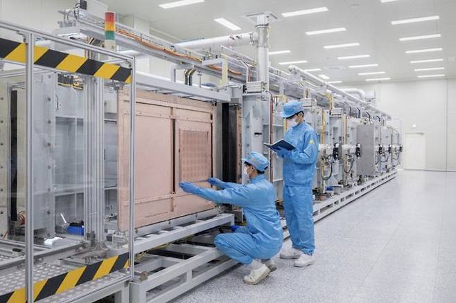 유리기판 데모 설비. (사진=씨앤지하이테크) *재판매 및 DB 금지