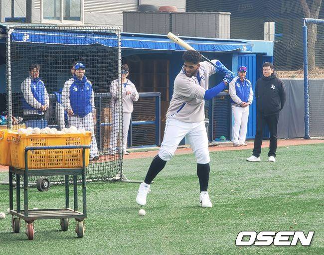 [OSEN=경산, 손찬익 기자] 삼성 라이온즈 외국인 타자 르윈 디아즈 /what@osen.co.kr