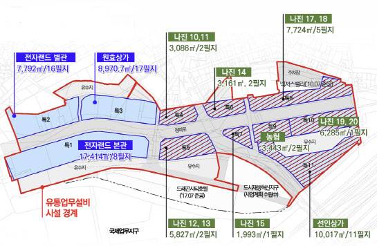 용산전자상가 특별계획구역 현황.(자료=서울시)