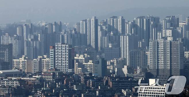 서울 도심 아파트 모습. 2025.1.17/뉴스1 ⓒ News1 송원영 기자