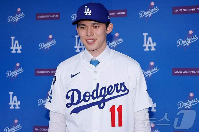 LA 다저스에 합류한 사사키 로키. ⓒ AFP=뉴스1