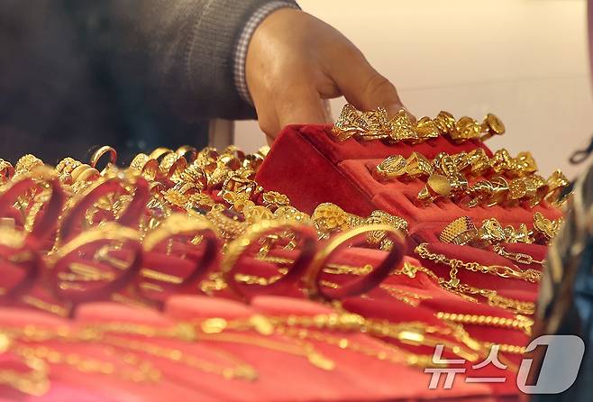 서울 종로구의 한 귀금속 도매상가./뉴스1 ⓒ News1 이동해 기자