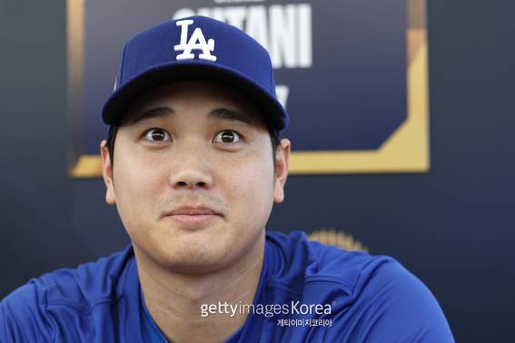 현재 메이저리그를 대표하는 스타인 오타니 쇼헤이. 게티이미지